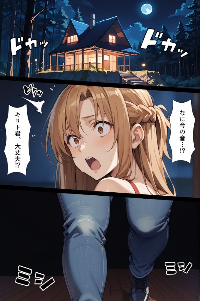 復讐されるアスナ-極悪プレイヤーは現実世界まで追ってくる- エロ同人誌画像 005