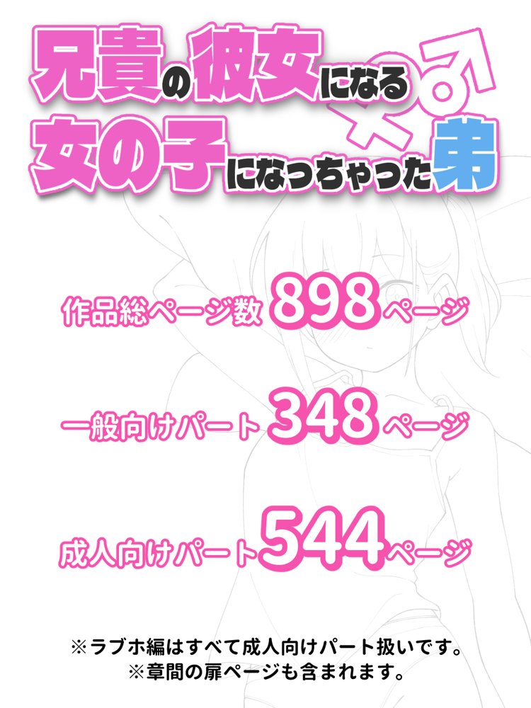 兄貴の彼女になる女の子になっちゃった弟 総集編完全版 エロ同人誌画像 060