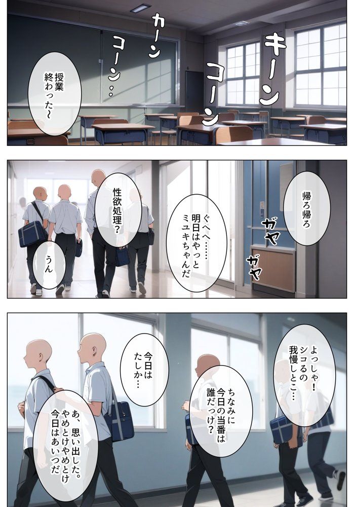 目つき悪いギャルで性欲処理 エロ同人誌画像 002