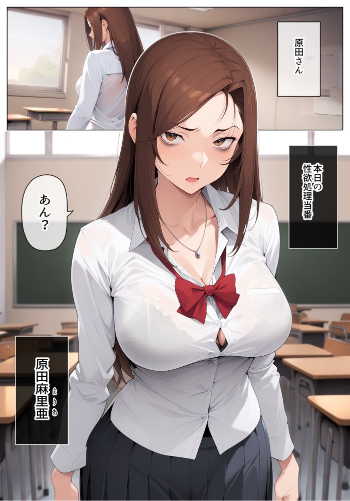 目つき悪いギャルで性欲処理 エロ同人誌画像 003