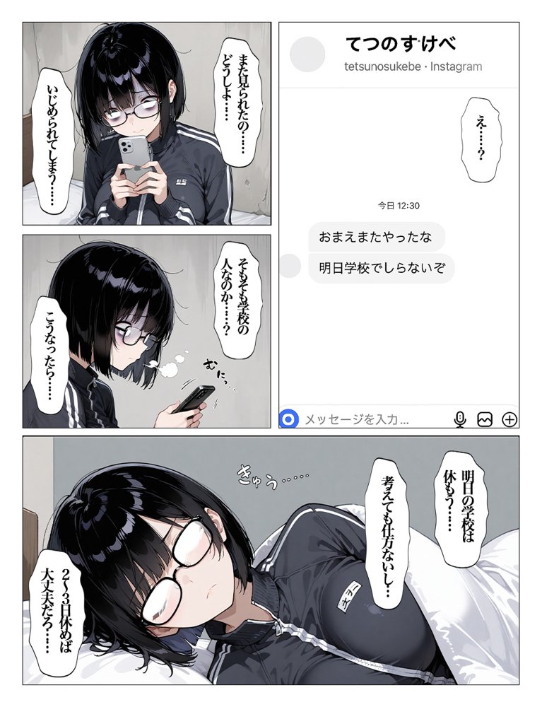 インキャのエロ動画配信がクラスの男子にばれちゃいました エロ同人誌画像 025