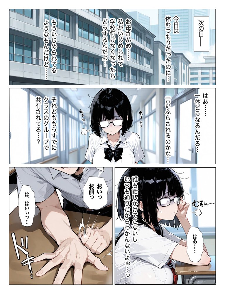 インキャのエロ動画配信がクラスの男子にばれちゃいました エロ同人誌画像 026