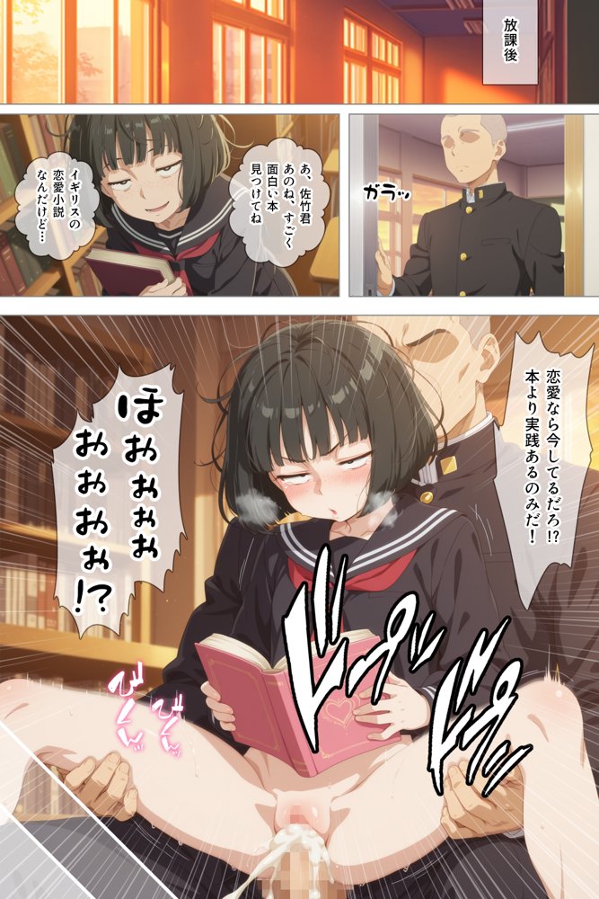 とにかくヤリたくて妥協の末付き合った地味顔で貧相な体の女子をうっかり孕ませてしまった俺の末路 エロ同人誌画像 033