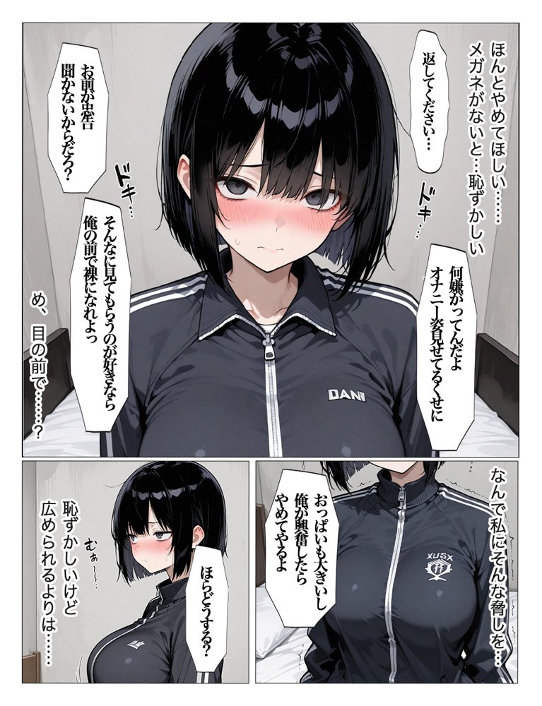 インキャのエロ動画配信がクラスの男子にばれちゃいました エロ同人誌画像 033