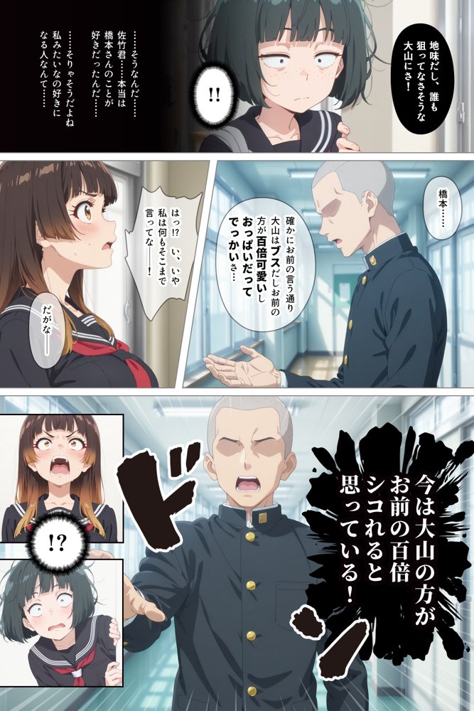 とにかくヤリたくて妥協の末付き合った地味顔で貧相な体の女子をうっかり孕ませてしまった俺の末路 エロ同人誌画像 036