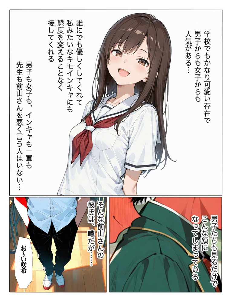 インキャのエロ動画配信がクラスの男子にばれちゃいました エロ同人誌画像 009