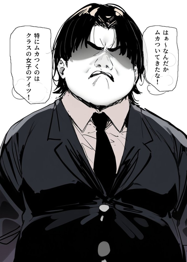 俺を虐めるツインテールJKの弱みを握ってデカチンSEXでメス堕ち？ エロ同人誌画像 003