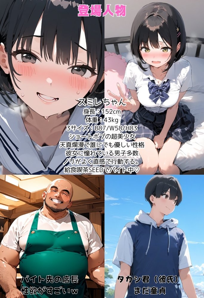 僕の彼女が種付けおじさんにNTRされてしまった件2巻 エロ同人誌画像 003