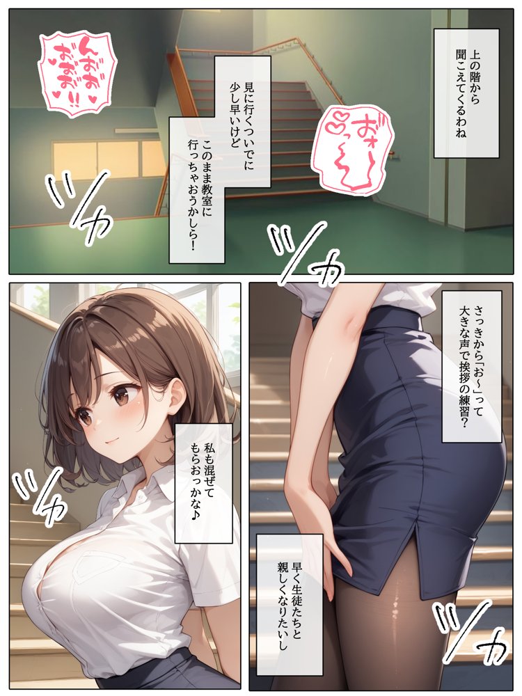 【コミック版】性処理学園〜転勤・処女教師編〜 エロ同人誌画像 005