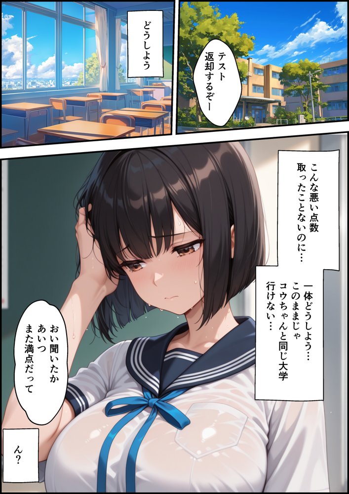 ボクを守るために不良の性奴●になっても絶対に堕ちないカノジョ3 エロ同人誌画像 017