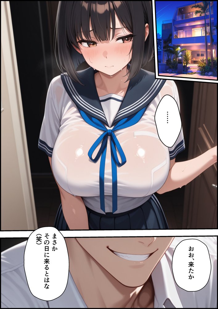ボクを守るために不良の性奴●になっても絶対に堕ちないカノジョ3 エロ同人誌画像 024