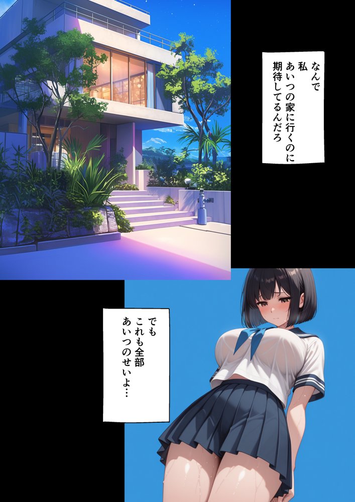 ボクを守るために不良の性奴●になっても絶対に堕ちないカノジョ3 エロ同人誌画像 035