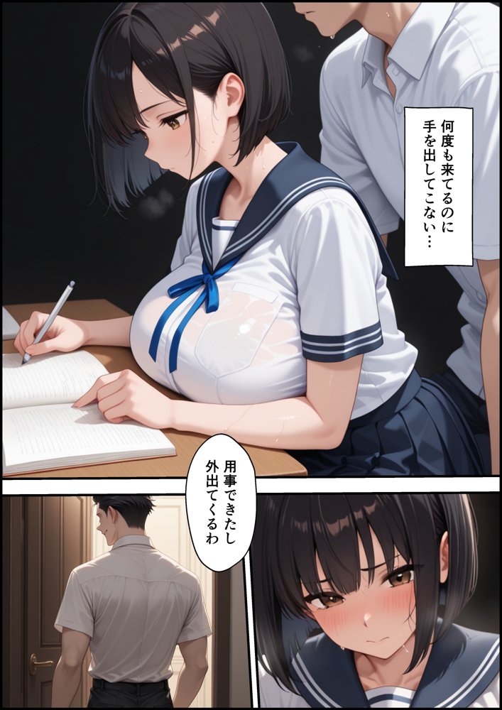 ボクを守るために不良の性奴●になっても絶対に堕ちないカノジョ3 エロ同人誌画像 036