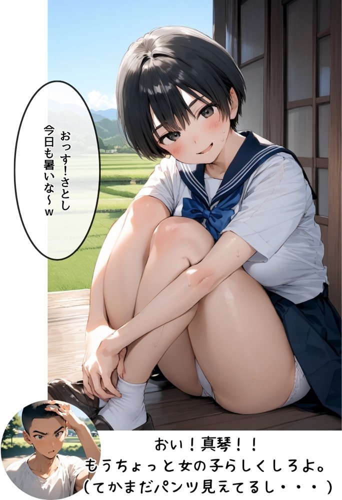 【僕のNTR夏休み】あの日見た種付けプレスを僕はまだ忘れられない3巻ボーイッシュ編 エロ同人誌画像 007