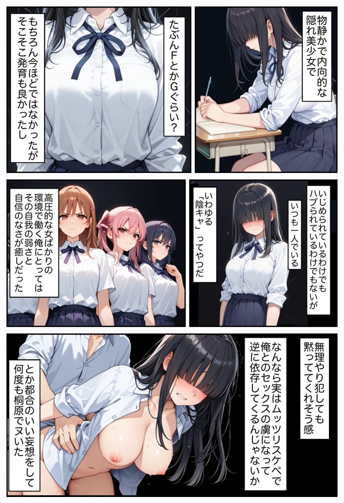 俺しか勃起できない世界 〜Kカップ爆乳陰キャ教え子生オナホ化計画〜 エロ同人誌画像 026