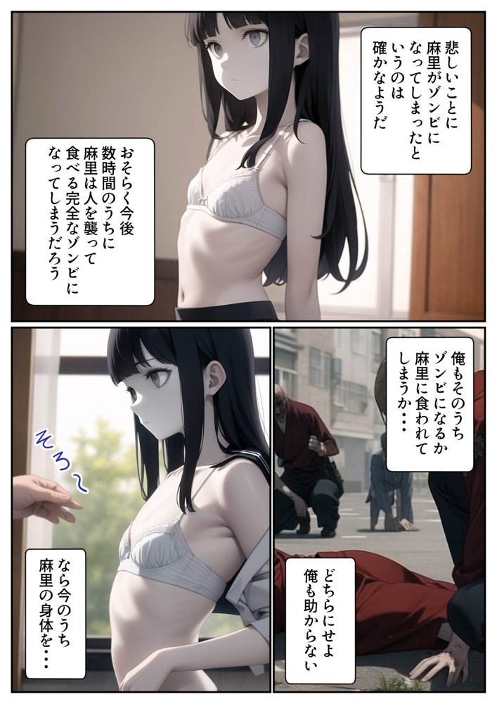 妹がゾンビになったので性処理に使わせてもらいます エロ同人誌画像 010