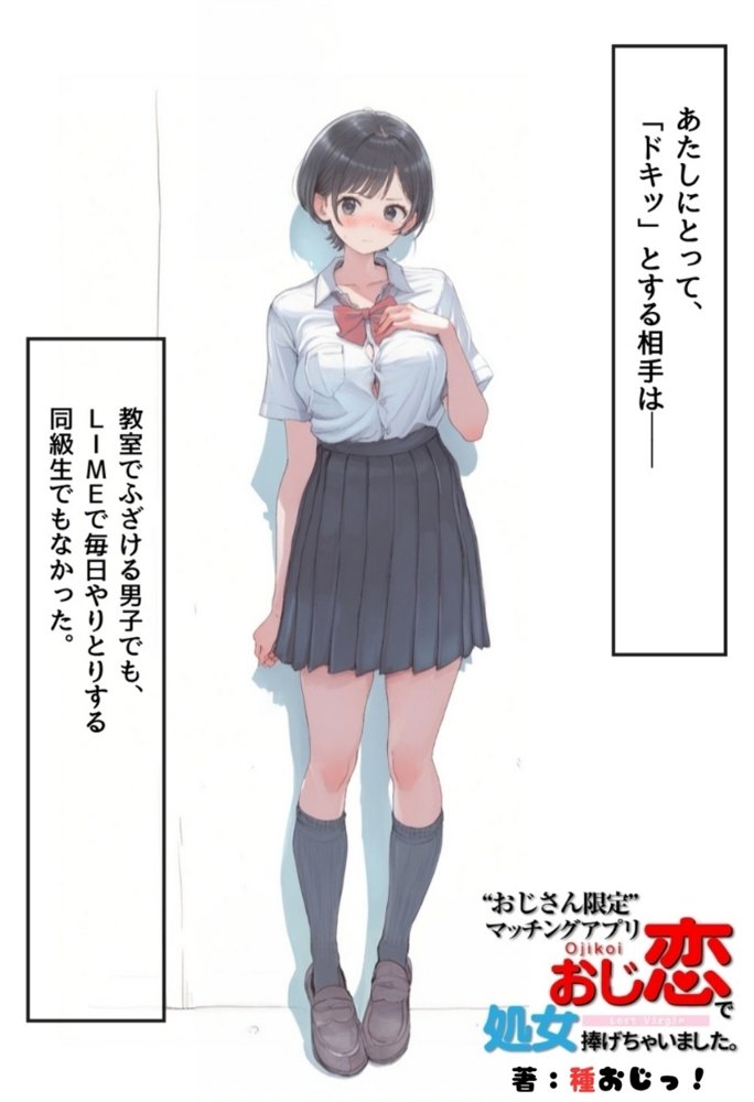 おじさん限定マッチングアプリ【おじ恋】で処女捧げちゃいました。 エロ同人誌画像 003