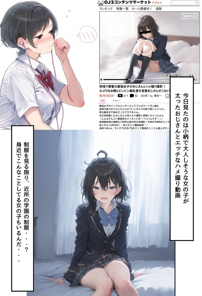おじさん限定マッチングアプリ【おじ恋】で処女捧げちゃいました。 エロ同人誌画像 006