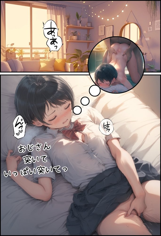 おじさん限定マッチングアプリ【おじ恋】で処女捧げちゃいました。 エロ同人誌画像 039