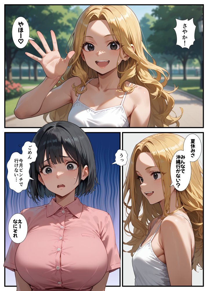 闇バイトでAVに出演したら人生終了した話 エロ同人誌画像 003