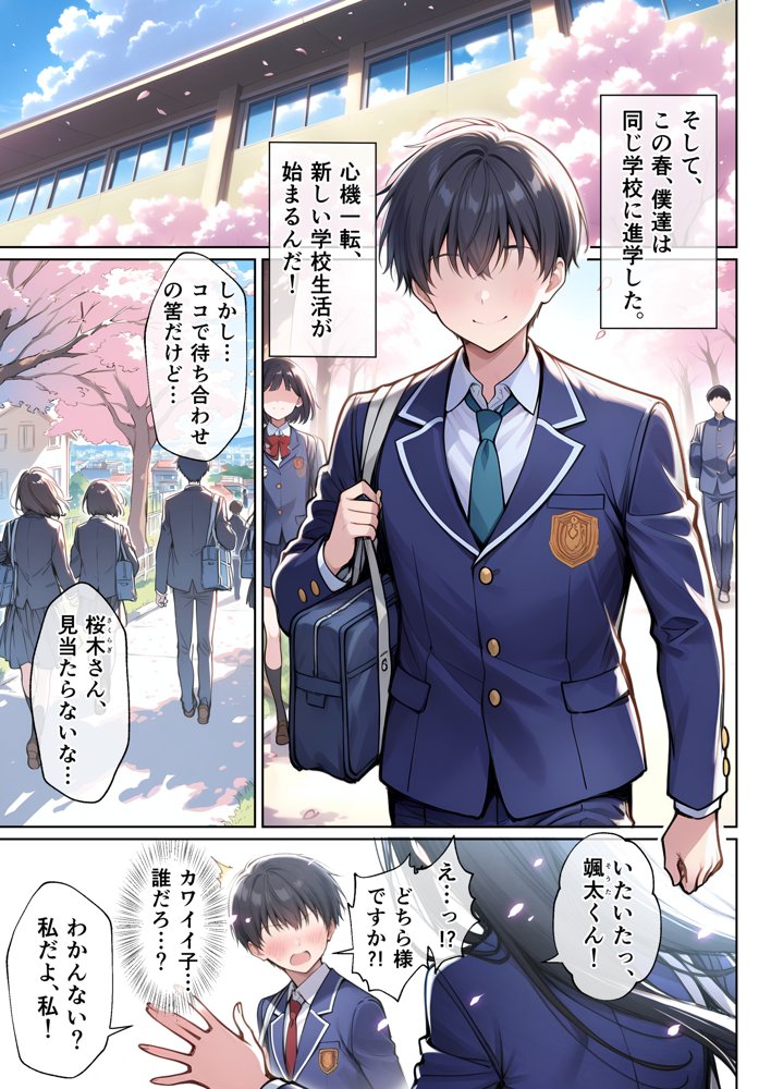 僕の知らない間に最愛の彼女がヤリ男の肉穴に成り果てていた エロ同人誌画像 004