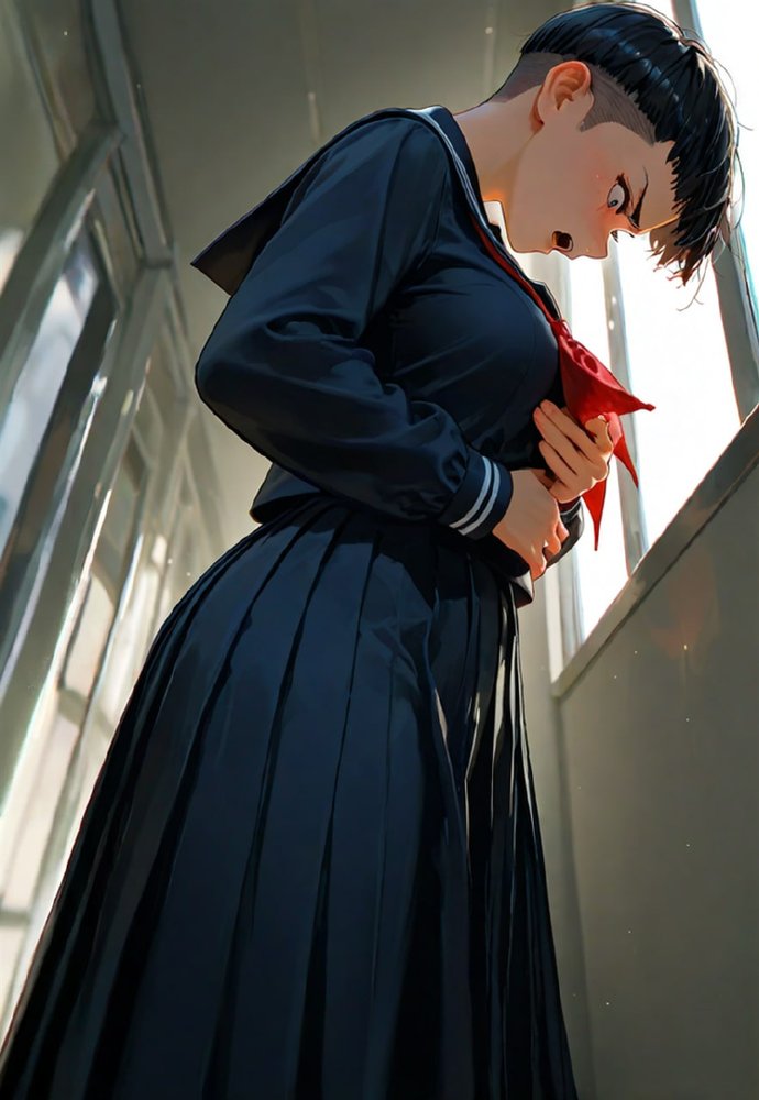 全校女体化★スクールジャッジ〜謎の美少女の裁きはセーラー服で下される〜 エロ同人誌画像 054