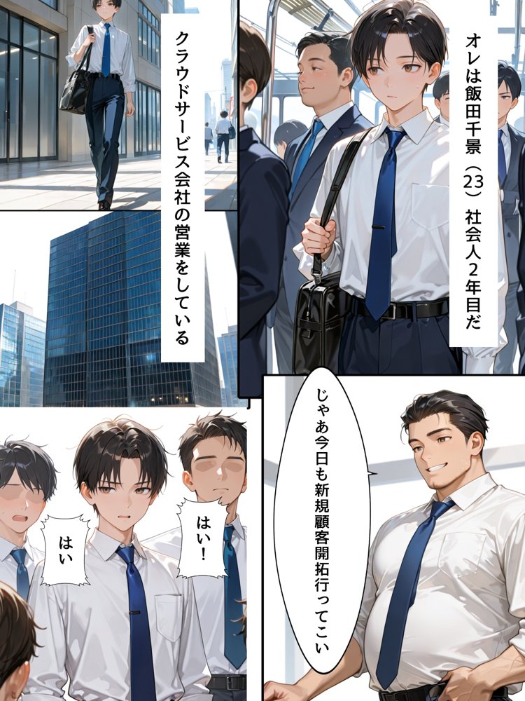 女体化アプリに課金してOL性活はじめました エロ同人誌画像 001