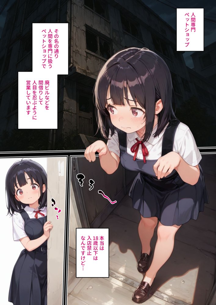 人間専門ペットショップ エロ同人誌画像 002