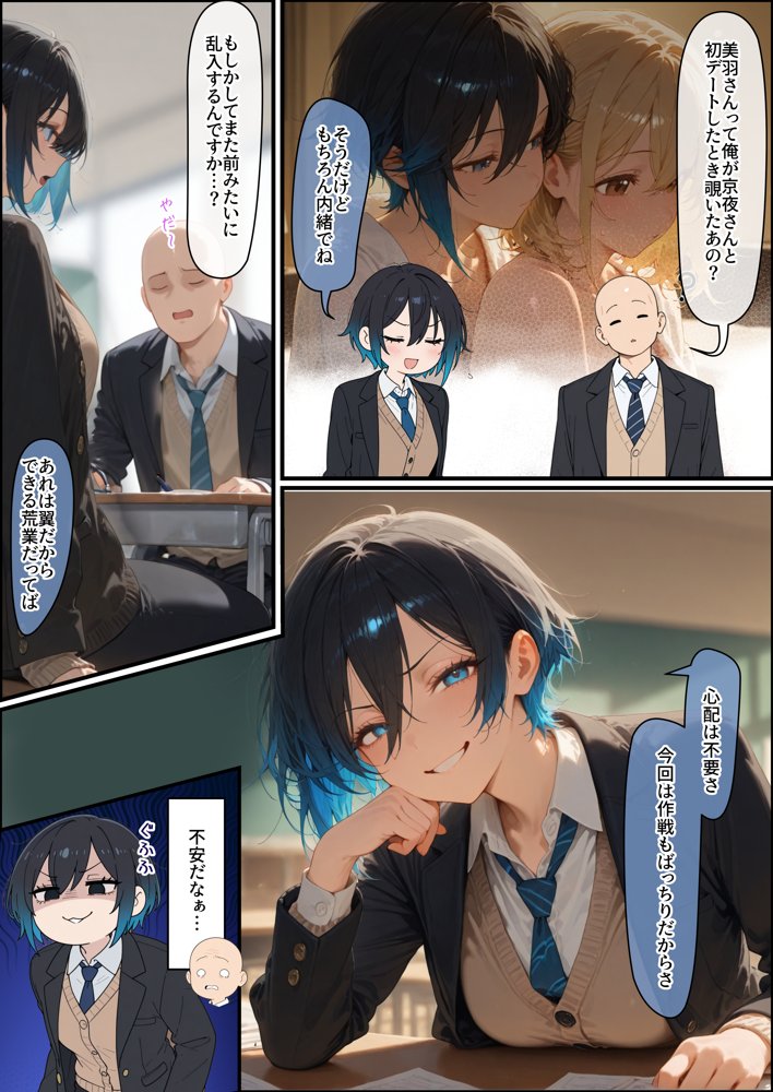 女学園の王子様♀の百合ハーレムの竿係になった2 エロ同人誌画像 004