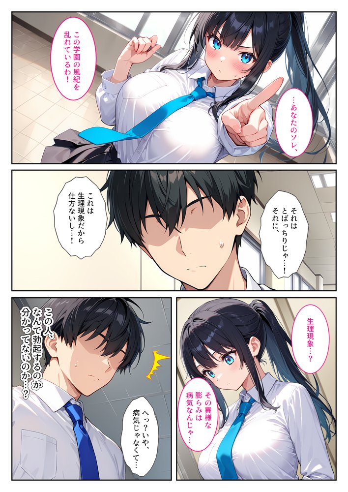 快楽に目覚めた無垢な爆乳風紀委員長とドMなギャル保健医に射精管理されています！ エロ同人誌画像 005