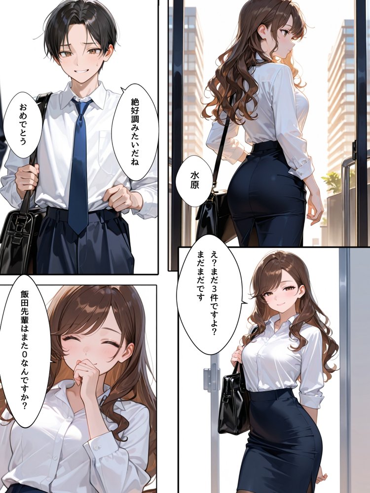 女体化アプリに課金してOL性活はじめました エロ同人誌画像 005