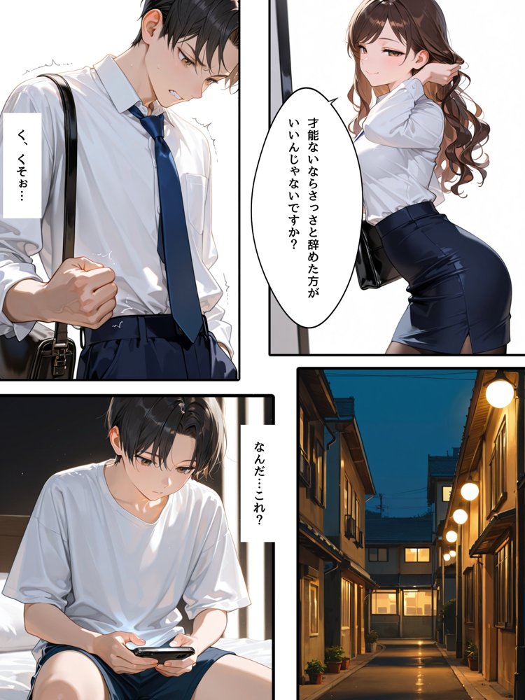 女体化アプリに課金してOL性活はじめました エロ同人誌画像 006