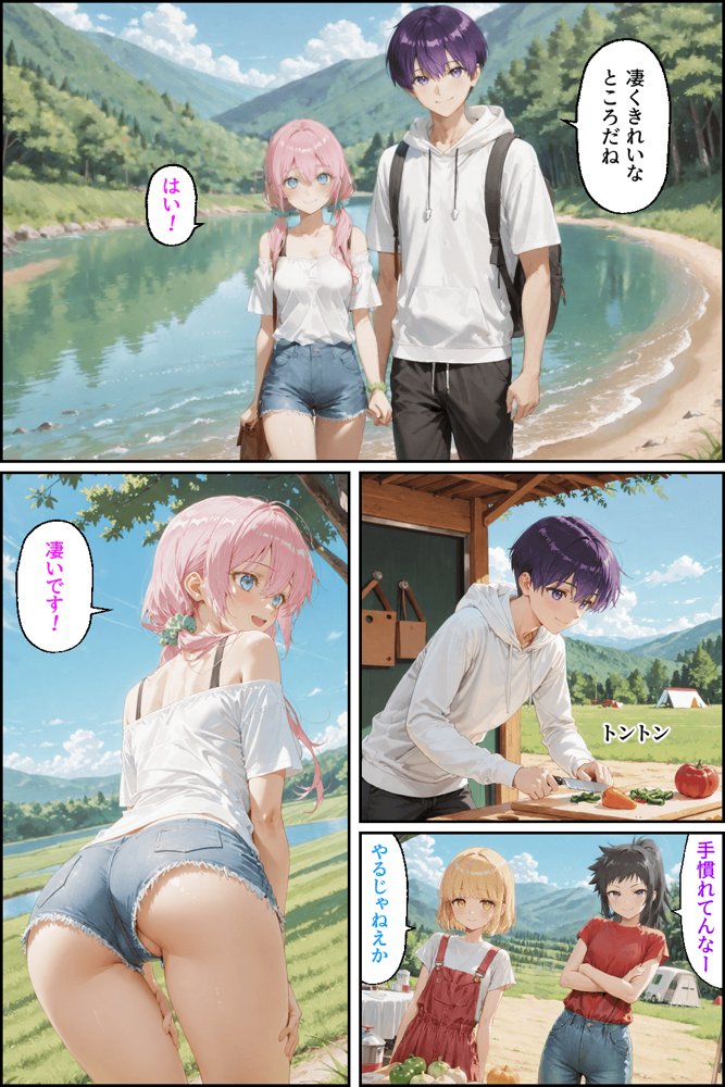 可愛いだけにされちゃう式守さん3（川遊びの日の式守さん） エロ同人誌画像 006