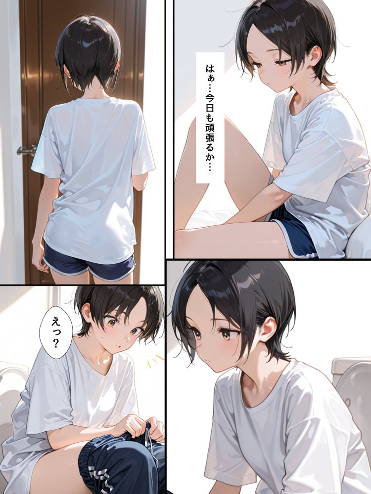 女体化アプリに課金してOL性活はじめました エロ同人誌画像 010