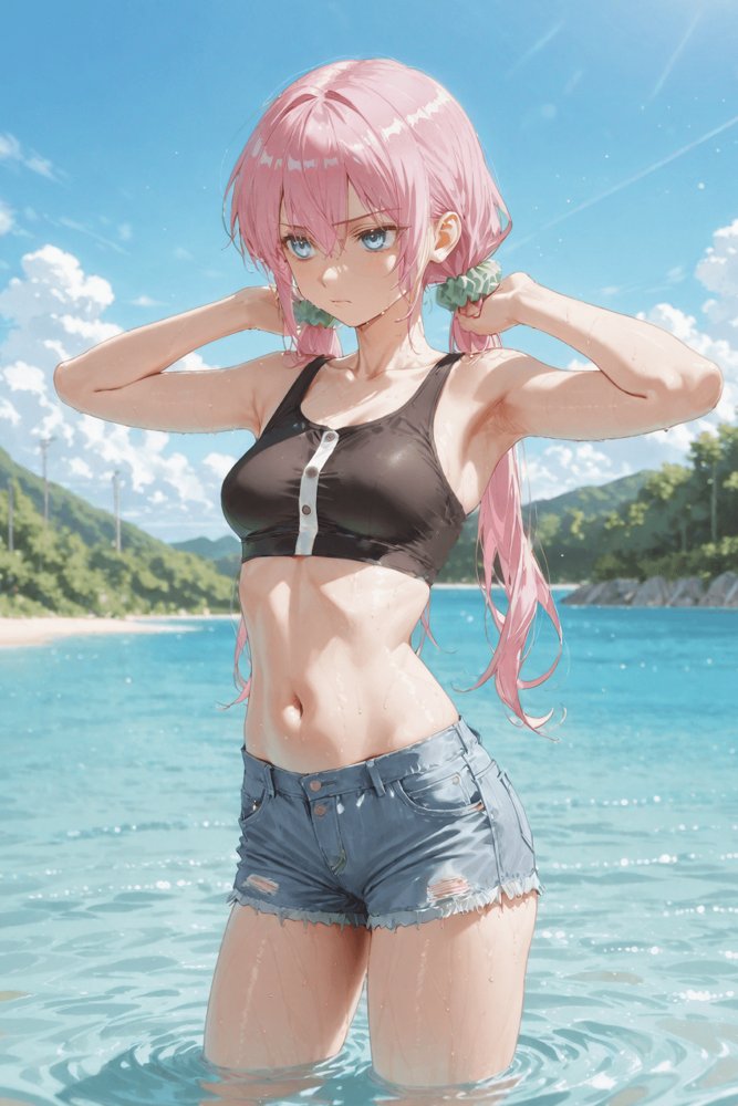 可愛いだけにされちゃう式守さん3（川遊びの日の式守さん） エロ同人誌画像 011