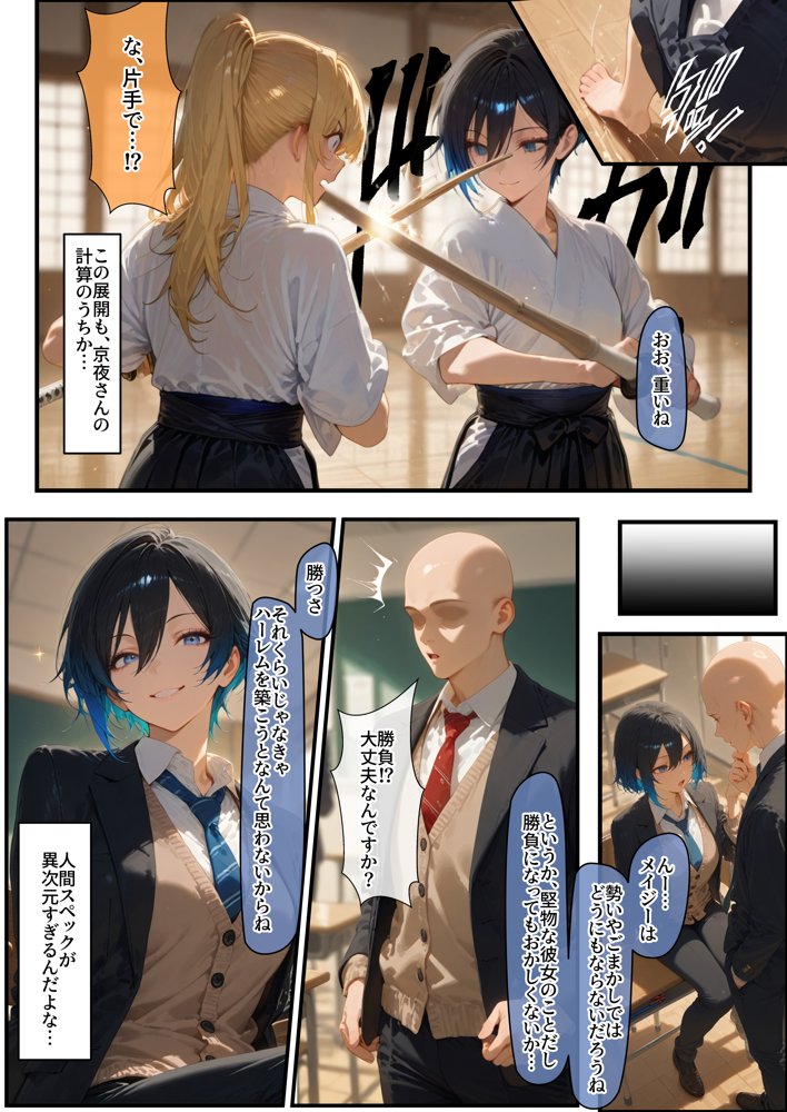 女学園の王子様♀の百合ハーレムの竿係になった2 エロ同人誌画像 011