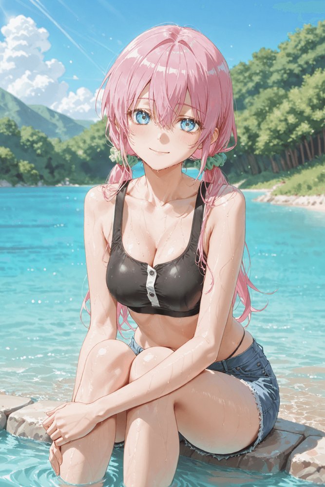 可愛いだけにされちゃう式守さん3（川遊びの日の式守さん） エロ同人誌画像 015