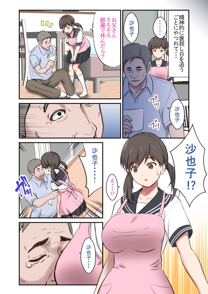 身代わり妻 亡き母の代わりに父親に抱かれる娘 エロ同人誌画像 003