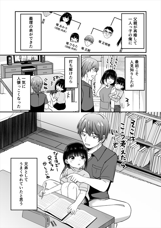 義理の弟がTSしたのに距離感が変わらなくてヤバい！？ エロ同人誌画像 002