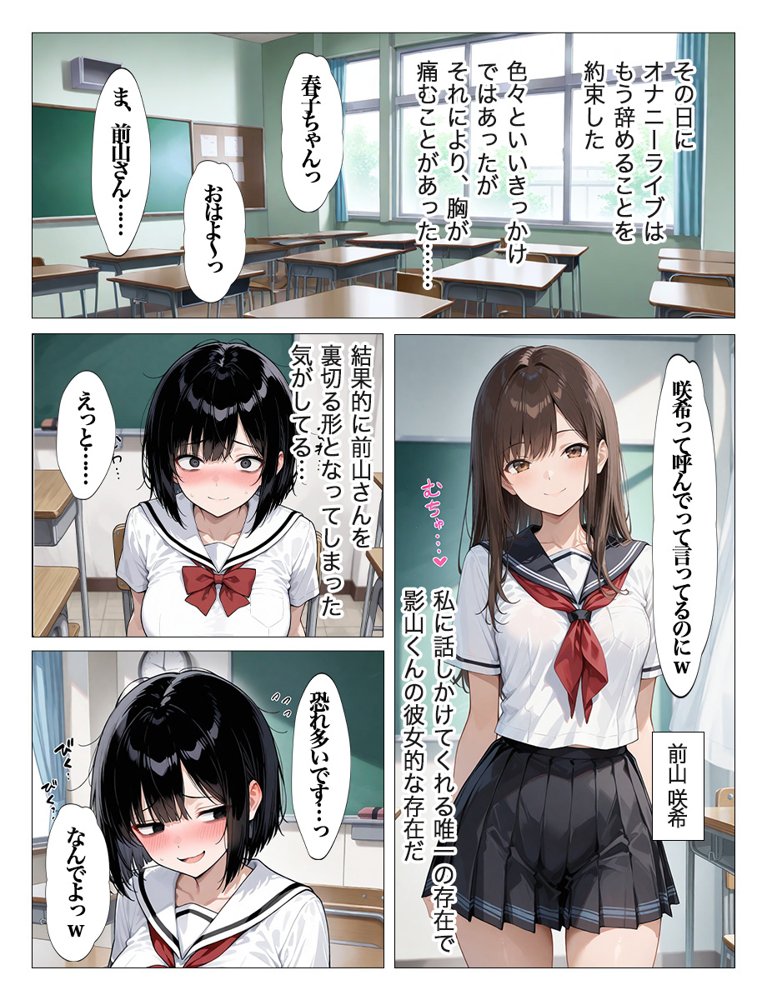 爆乳発情女子校生 底なしの制欲をライブ配信で見せつける 全113P エロ同人誌画像 004