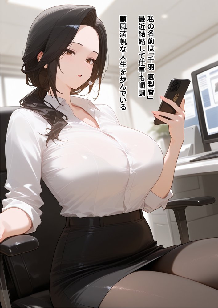 セックスレスの色気ムンムン巨乳人妻を上司の俺がNTRする話 エロ同人誌画像 002