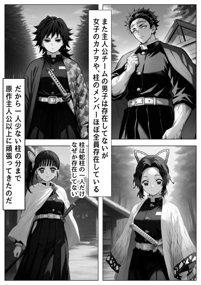 鬼滅な少女達に種付けしまくる【前編:遊郭編まで】《ストーリー＆台詞あり》〜【巨根チート主人公転生】〜 エロ同人誌画像 004