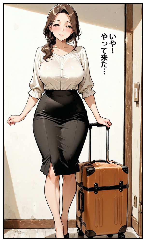 商店街の福引き引いたら人妻が当たった エロ同人誌画像 008