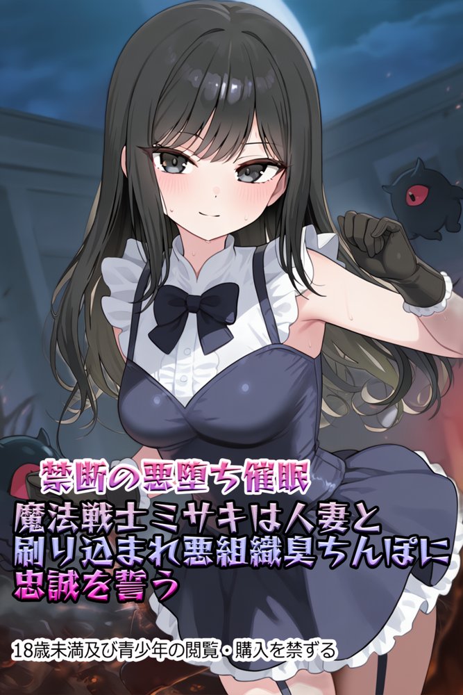 【禁断の悪堕ち催●】魔法戦士ミサキは人妻と刷り込まれ悪組織臭チンポに忠誠を誓う エロ同人誌画像 001