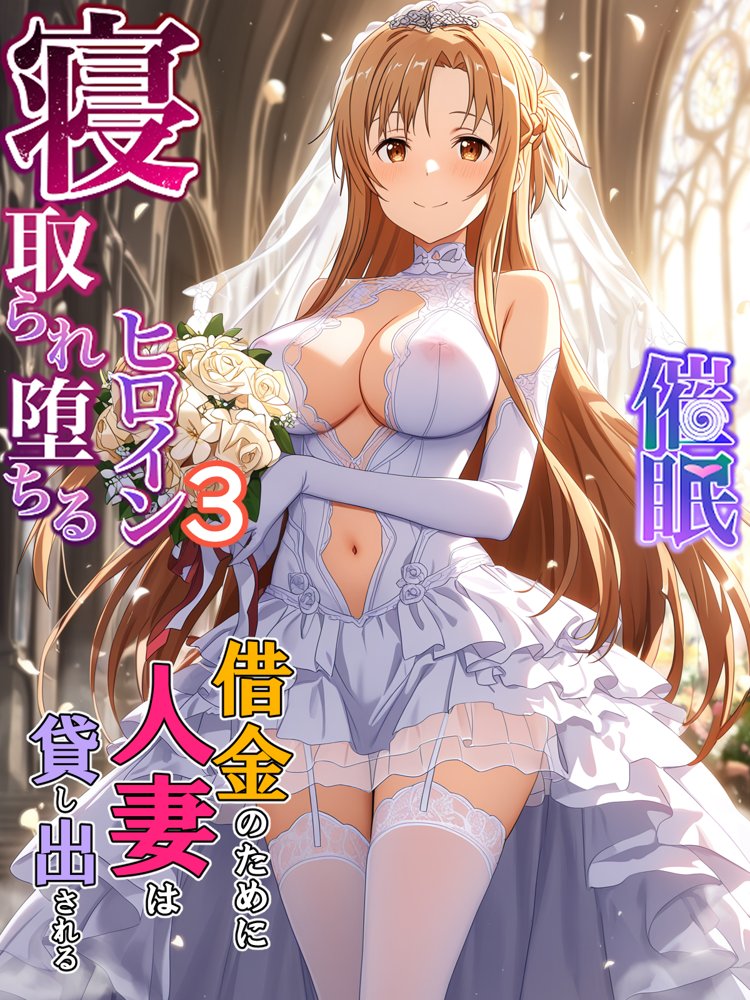 寝取られ堕ちるヒロイン SA〇 アスナ3 -借金で嫁を貸出す話- エロ同人誌画像 001