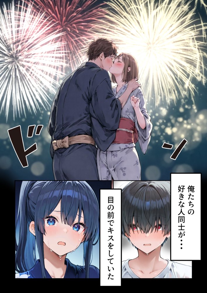 失恋えっち  失恋して号泣してた巨乳J●を慰めてたら、セックスする展開になった話 エロ同人誌画像 019