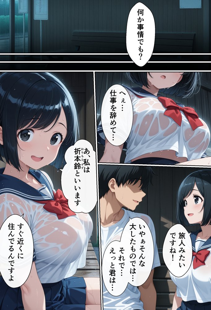 田舎で極上親子丼 エロ同人誌画像 008