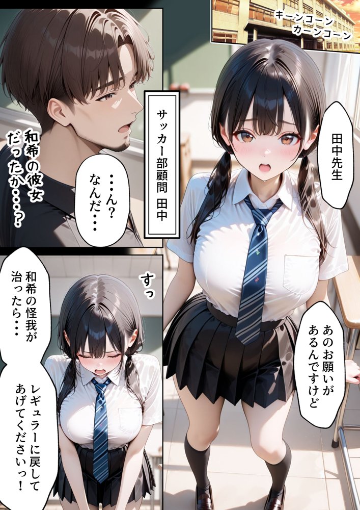 クズ教師に寝取られた巨乳J◯ 〜完堕ちセックス〜 エロ同人誌画像 010