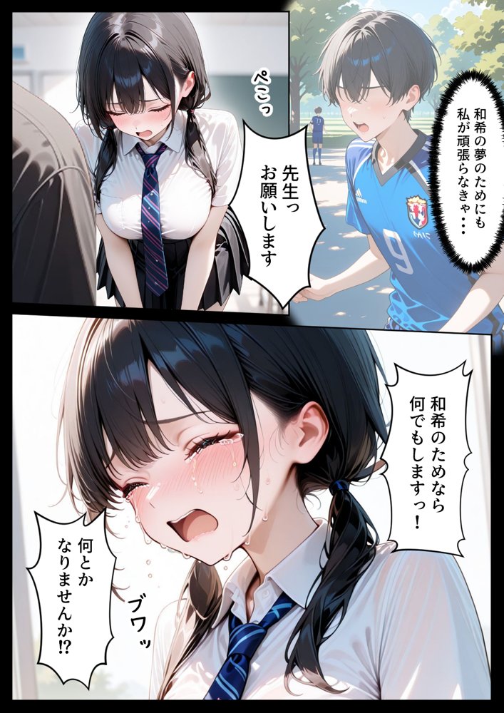 クズ教師に寝取られた巨乳J◯ 〜完堕ちセックス〜 エロ同人誌画像 012