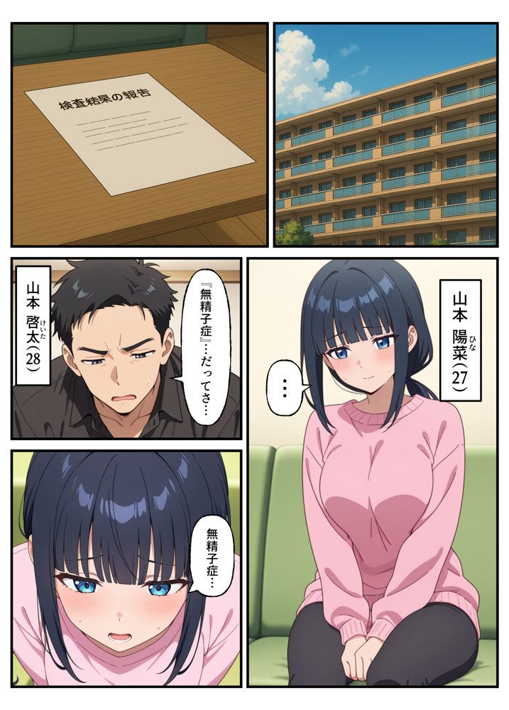 性殖代行モーイク〜精子ゼロからはじめる妊活生活〜 エロ同人誌画像 001